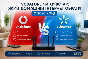 Vodafone чи Київстар: який домашній інтернет обрати у 2026 році